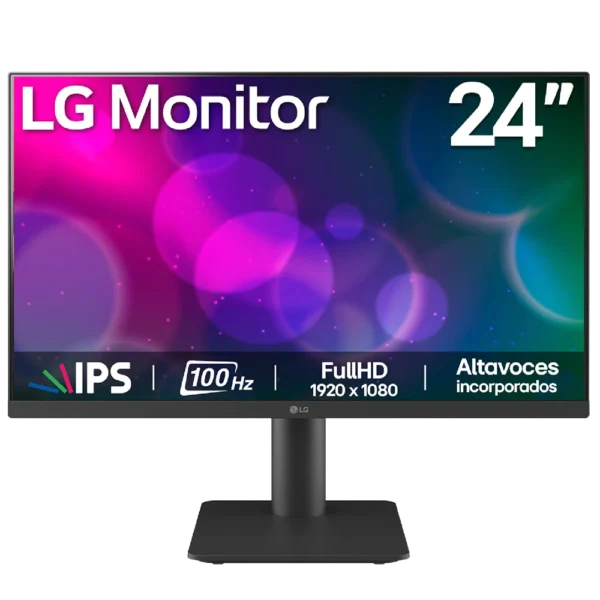 MONITOR LG 24" FHD IPS 100Hz 5ms 24MS500-B