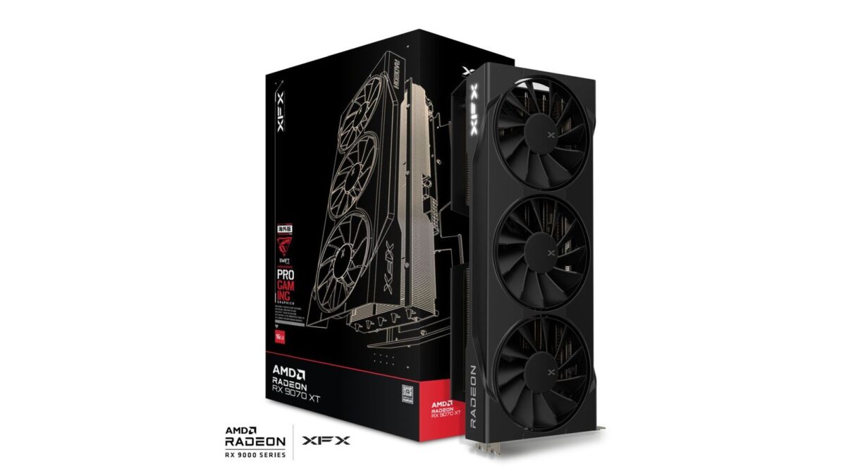 RX 9070XT 16GB XFX TRES FAN - Imagen 1