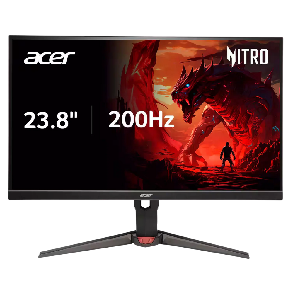 ACER-NITRO-24-XV240Y-1 MONITOR ACER NITRO 23.8" FHD (XV240Y) 200Hz 0.5ms PIVOT - Imagen 1