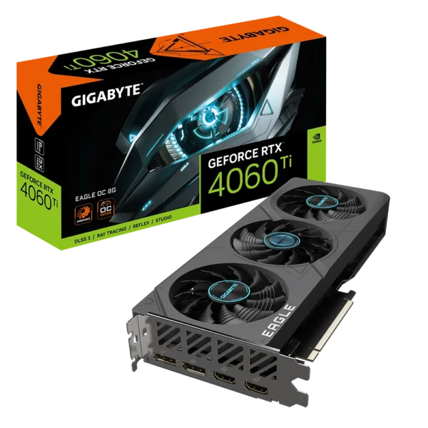 RTX 4060TI 8GB GIGABYTE EAGLE TRES FAN (USADA)
