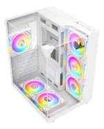 CHASIS MID-TOWER ICEBERG CRYSTAL CUBE S NEGRO Y BLANCO - Imagen 6