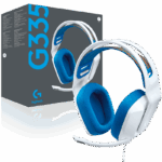 DIADEMA GAMER LOGITECH G335 (BLANCO Y NEGRO) - Imagen 2