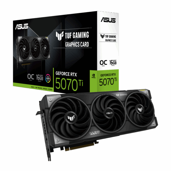 TARJETA DE VÍDEO ASUS TUF GAMING GEFORCE RTX 5070 TI OC GDDR7 16GB