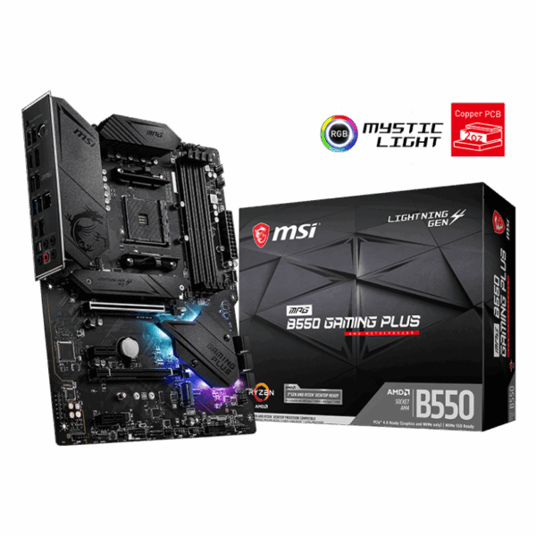 BOARD  MPG B550 GAMING PLUS MSI AM4 DDR4 RYZEN