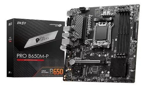 Mother_Board_MSI_Pro_B650M-P BOARD MSI PRO B650M-P AM5 DDR5 - Imagen 1
