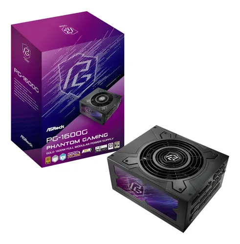 FUENTE ASROCK 1600W 80 PLUS GOLD PHANTOM GAMING
