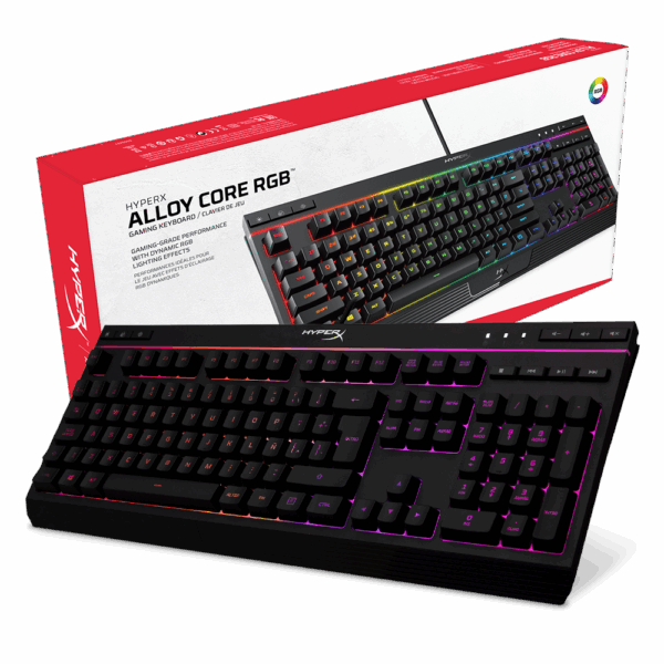 TECLADO  HYPERX ALLOY CORE RGB (ESPAÑOL)