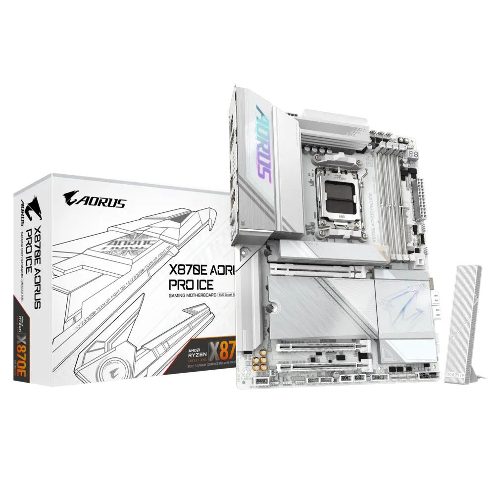1000 (9) BOARD X870E AORUS PRO ICE - Imagen 1