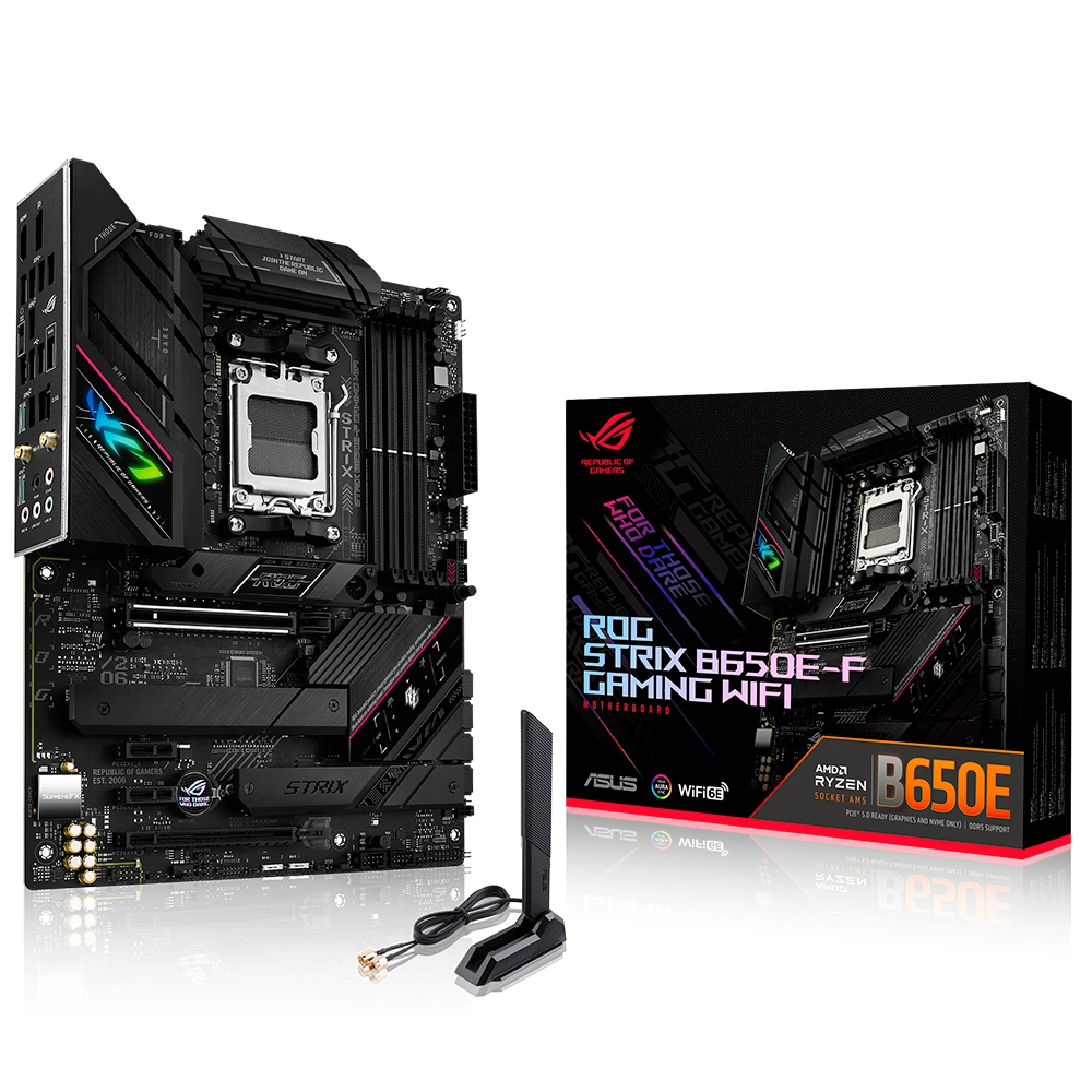 Product_202510101051501278248234.PNG BOARD (SOCKET AM5) ROG STRIX B650E-F GAMING WIFI - Imagen 1