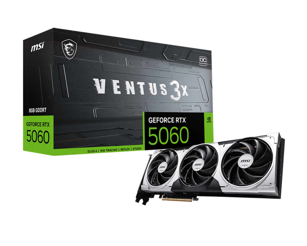 1024 (6) GEFORCE RTX™ 5060 8G VENTUS 3X OC - Imagen 1