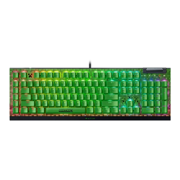 TECLADO RAZER BLACKWIDOW V4 X MECANICO MINECRAFT