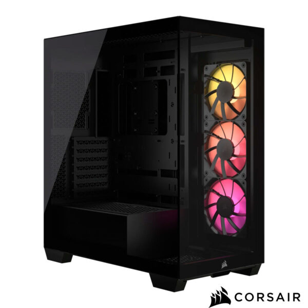 CHASIS CORSAIR MID-TOWER 3500X RGB NEGRO Y BLANCO