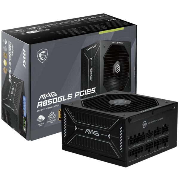 FUENTE MSI MAG A850GL PCIE5 850W 80 PLUS GOLD