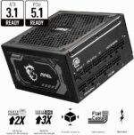 FUENTE DE PODER MSI 1250W 80 PLUS GOLD (A1250GL PCIE5) - Imagen 2