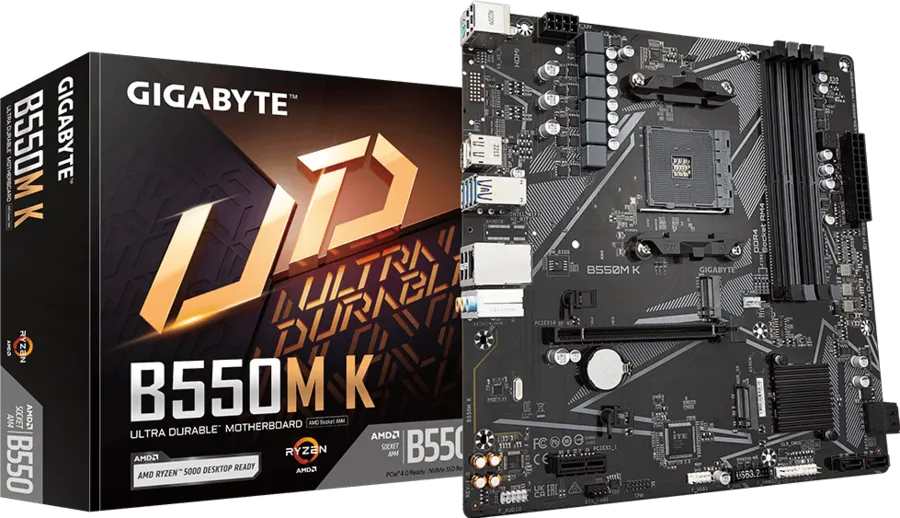 900 BOARD GIGABYTE B550M-K - Imagen 1
