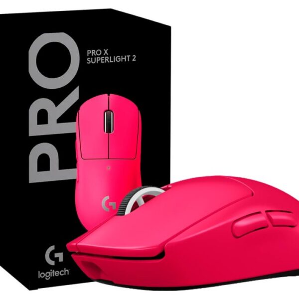 MOUSE LOGITECH G PRO X SUPERLIGHT 2C BLANCO/ MAGENTA