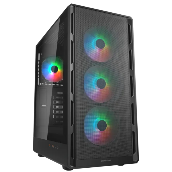 CHASIS COUGAR AIRFACE PURE RGB NEGRA 4 FAN RGB
