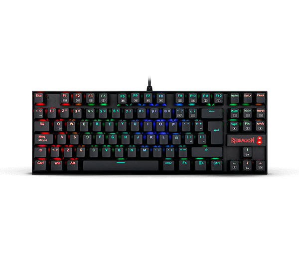 TECLADO REDRAGON KUMARA MECANICO RGB (K552) NEGRO/ BLANCO