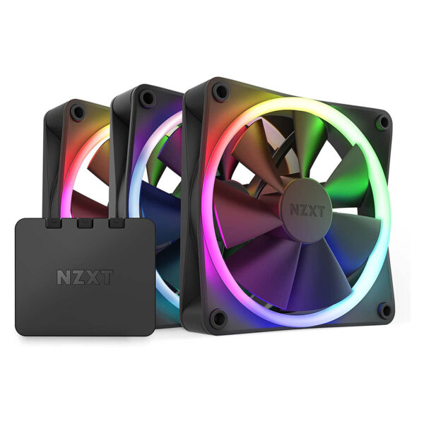 KIT DE VENTILADORES X3 NZXT F120 RGB