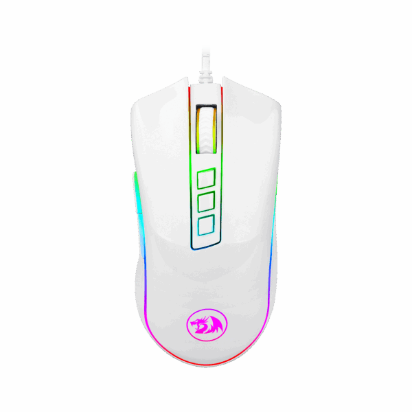 MOUSE REDRAGON COBRA RGB (M711W) BLANCO