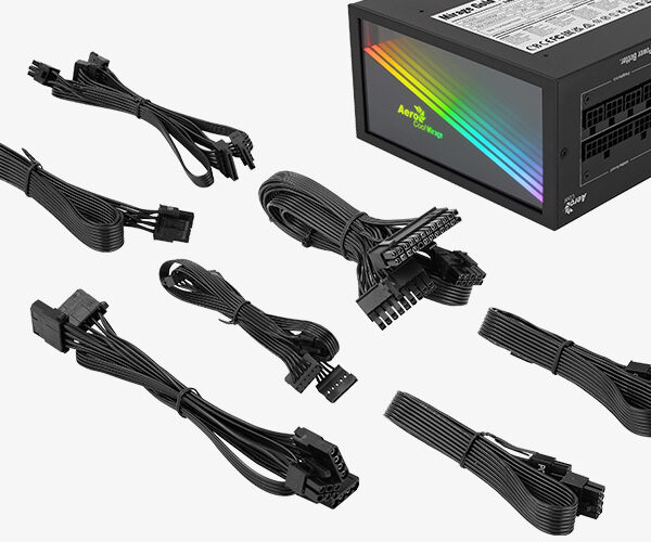 FUENTE AEROCOOL MIRAGE 850W 80 PLUS GOLD RGB FULL MODULAR