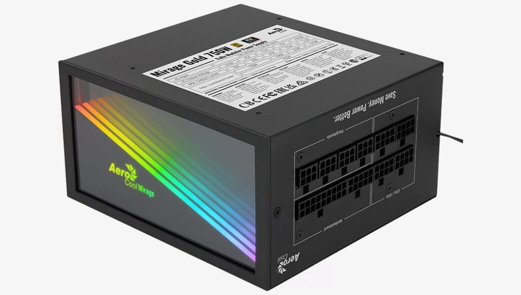 Mirage-Gold-750W-Fully-Modular-Gallery-Image-3-1024x579 FUENTE AEROCOOL MIRAGE 750W 80 PLUS GOLD RGB FULL MODULAR - Imagen 1