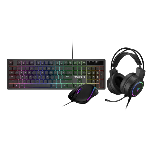 COMBO TECLADO, MOUSE Y DIADEMA GAMDIAS POSEIDON E2