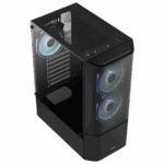 CHASIS AEROCOOL QUANTUM MESH-G-BK-V3 3 VENT. ARGB - Imagen 2