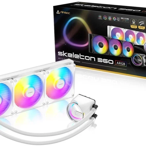 REFRIGERACION LIQUIDA ANTEC SKELETON 360 ARGB BLANCA