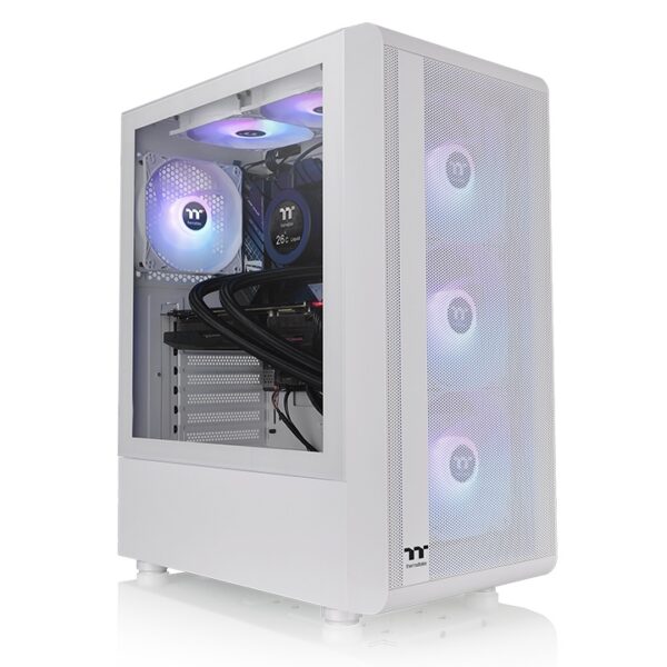 CAJA THERMALTAKE S200 TG ARGB 4FAN 650W BRONZE WHITE