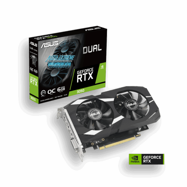 TARJETA DE VIDEO ASUS DUAL GEFORCE RTX 3050 6GB