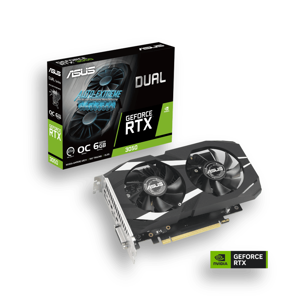 3645.1 TARJETA DE VIDEO ASUS DUAL GEFORCE RTX 3050 6GB - Imagen 1