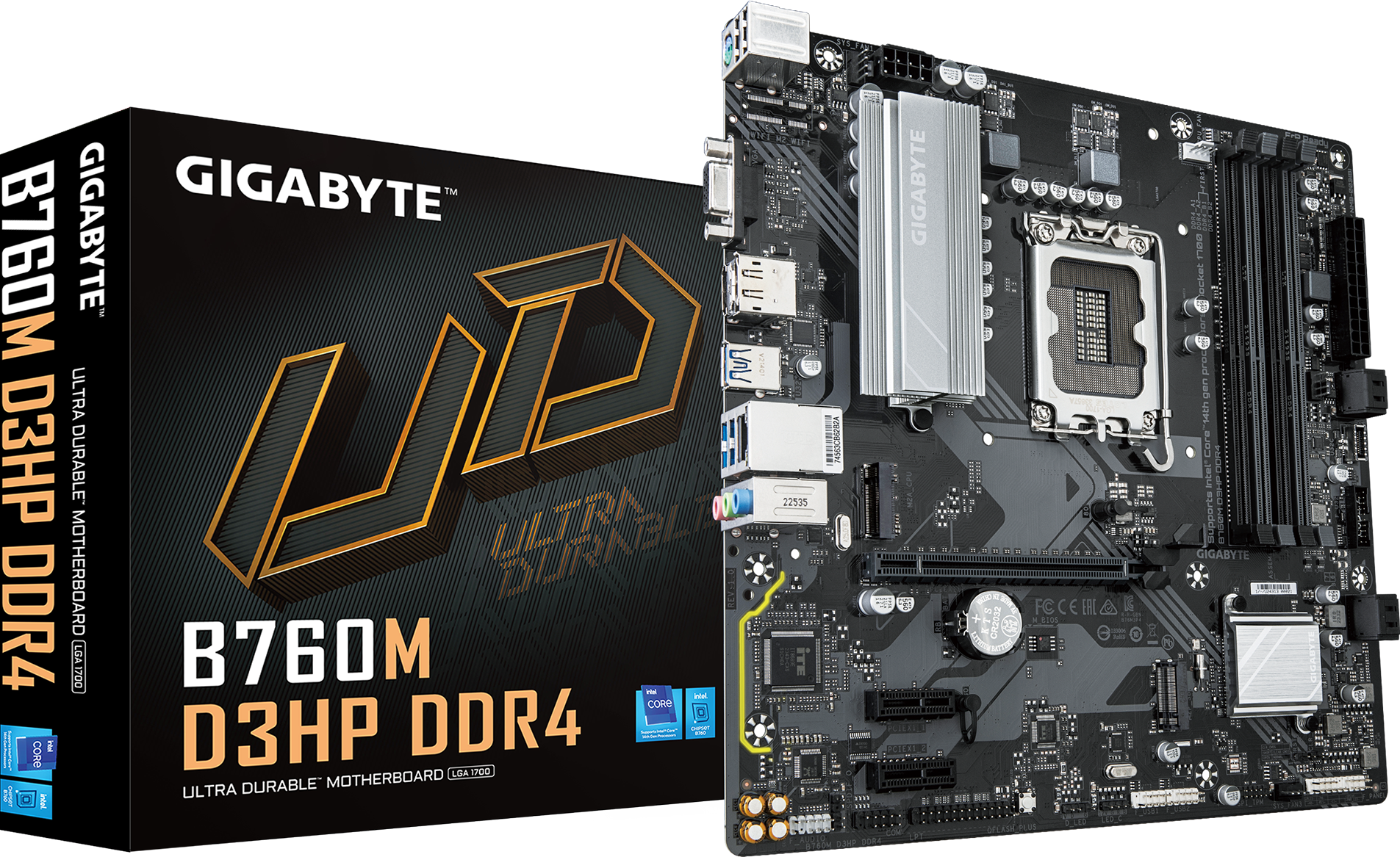 40353 BOARD GIGABYTE B760M-D3HP DDR4 LGA 1700 - Imagen 1
