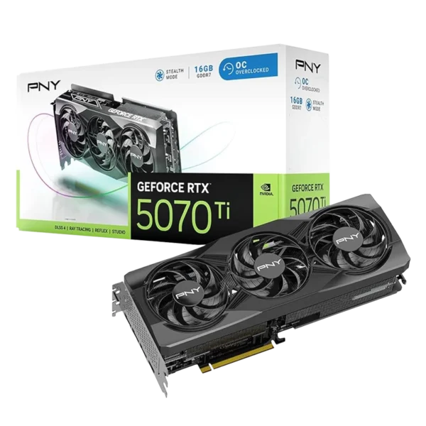 TARJETA DE VIDEO RTX 5070 TI 16GB PNY TRIFAN OC