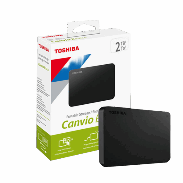DISCO DURO EXTERNO 2TB TOSHIBA