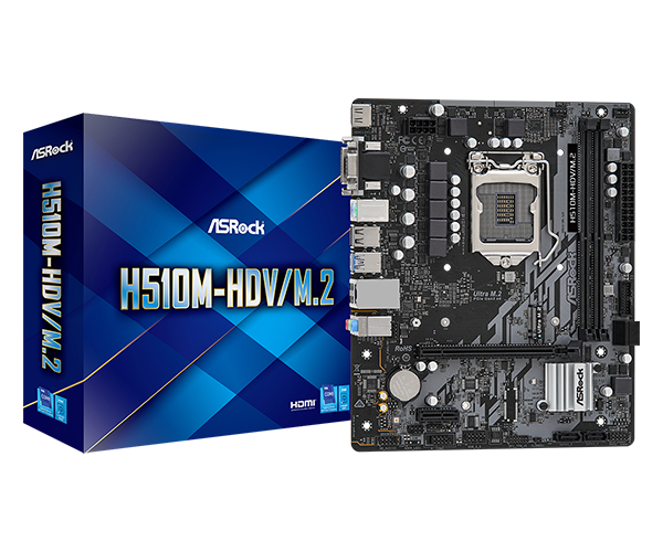 BOARD ASROCK H510M-HDV M.2 SE DDR4 1200