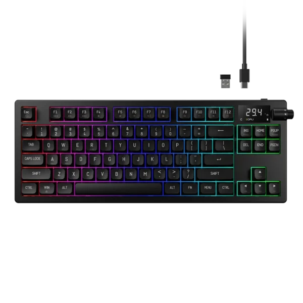 TECLADO MECANICO INALAMBRICO GAMDIAS HERMES M7 HYBRID (INGLES)