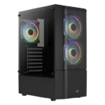 CHASIS AEROCOOL QUANTUM MESH-G-BK-V3 3 VENT. ARGB