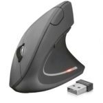 MOUSE INALAMBRICO ERGONOMICO TRUST VERTO BLANCO Y NEGRO - Imagen 2