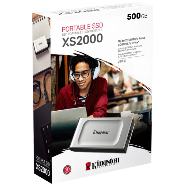 UNIDAD SOLIDA EXTERNA KINGSTON XS2000 500GB