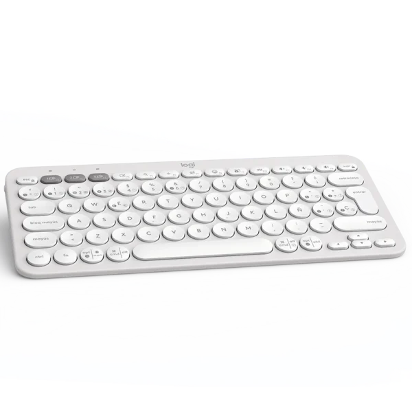 TECLADO INALAMBRICO BLUETOOTH LOGITECH PEBBLE KEYS 2 K380 BLANCO