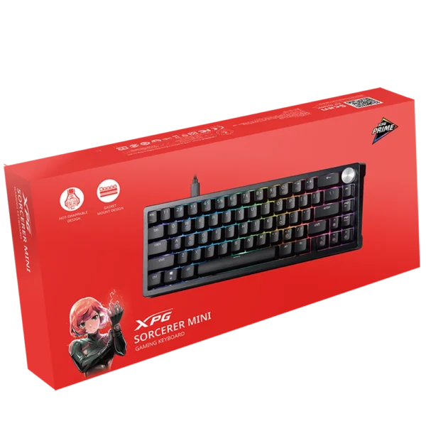 TECLADO MECANICO XPG SORCERER MINI 65% RGB
