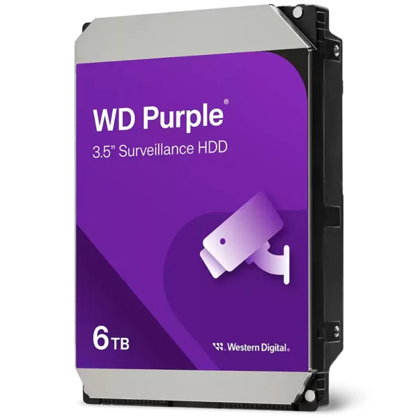 DISCO DURO PC WESTERN DIGITAL 6TB PURPLE (DVR)