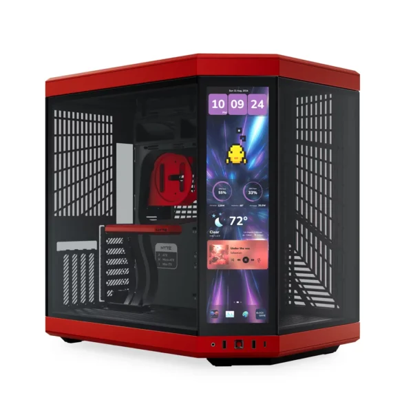 CHASIS HYTE Y70 TOUCH INFINITE BLACK CHERRY