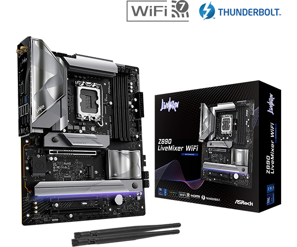BOARD ASROCK Z890 LIVEMIXER WIFI DDR5 LGA 1851 CORE ULTRA