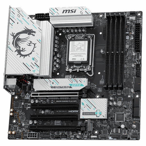 BOARD MSI B860M GAMING PLUS WIFI DDR5 LGA 1851 CORE ULTRA