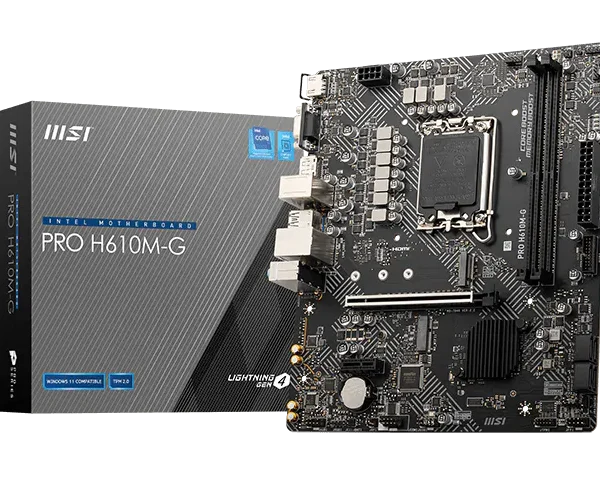 BOARD MSI PRO H610M-G DDR5