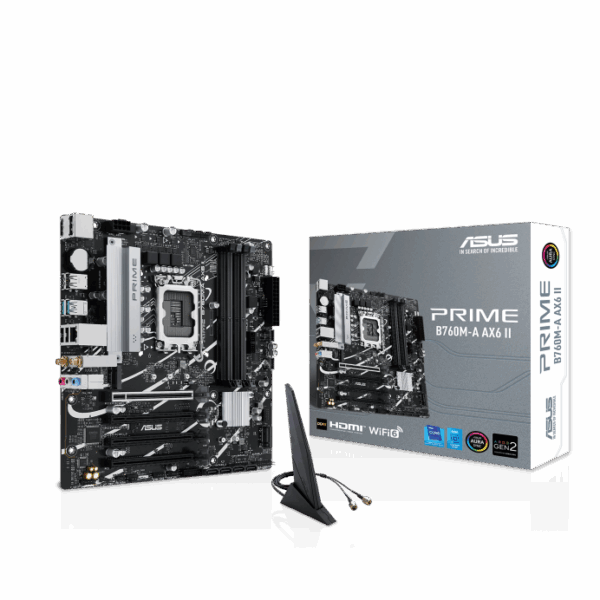 BOARD ASUS PRIME B760M-A AX6 II WIFI DDR5 LGA 1700