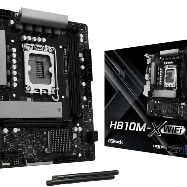 BOARD ASROCK H810M X WIFI LGA 1851 DDR5