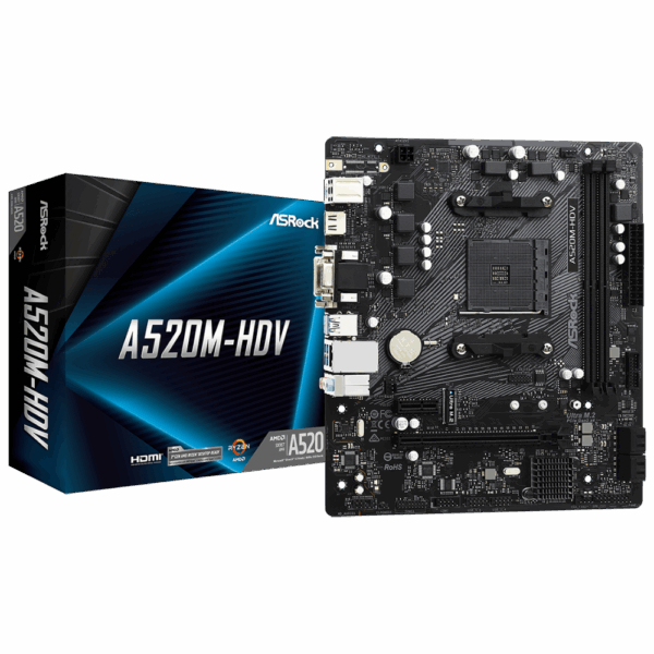 BOARD ASROCK A520M HDV AM4